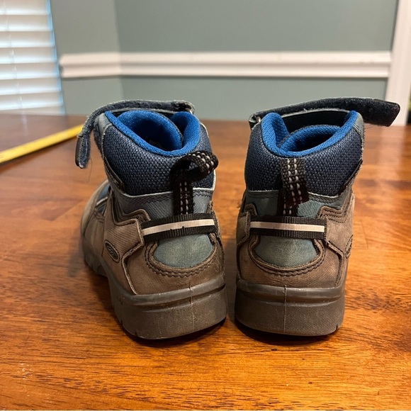 KEEN Kids' Blue and Brown Sneakers boots waterproof size 11 - Picture 8 of 12